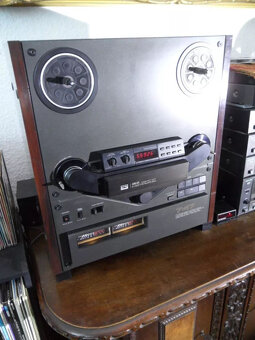 Magnetofon AKAI GX-747 SAITAMA z Japonii, czarny, w doskonał - 2