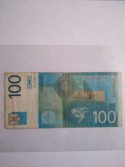 100 dinara Jugoslawia 2000 rok seria AC 8303674 - 2