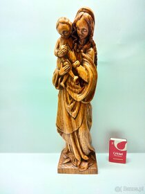 Rzeźba-drewno Matka Boża,Boska ,Maryja z dzieciątkiem Jezus - 2