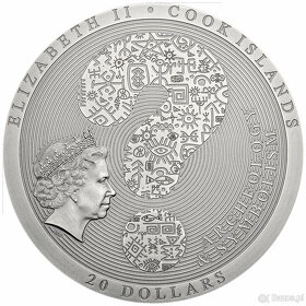 Srebrna moneta inwestycyjna SAMSARA KOŁO ŻYCIA 3 uncje - 2
