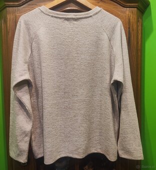 Kremowy sweterek z ozdobnymi guzikami INEXTENSO rozm. L/40 - 2