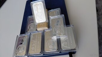 APMEX 1 oz Silver Bar Ag 999 – 8 szt. - 2