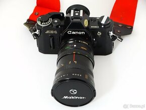 Aparat Canon AE-1 + obiektyw Makinon mc 28-80mm f 3.5 - 4.5 - 2