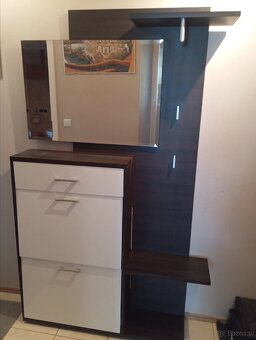 Meble na przedpokój korytarz szafka na buty wieszaki - 2