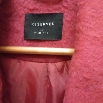 Różowy płaszczyk XS / 34 / 6·Bardzo dobry·Reserved - 2