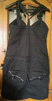 SPRZEDANE Sukienka ogrodniczka dżinsowa, rozm. XL/42 - 2