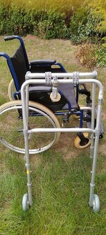 Sprzedam wózek inwalidzki, balkonik - 2