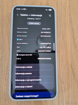 Samsung Galaxy S24 Plus 12GB RAM/512GB kupiony w Samsung Pol - 2