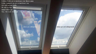 Folia przeciwsłoneczna na okna Warszawa Białołęka Oklejamy - 2