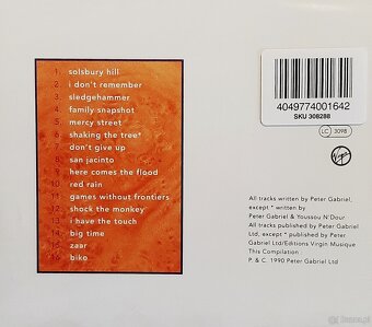 Wspaniały Album CD PETER GABRIEL Ex GENESIS Album Shaking Th - 2