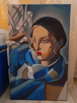 Kobieta z łódkami - Tamara Łempicka - 2