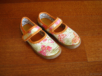 Kolorowe balerinki - kapcie Haflinger dla dziewczynki r. 34 - 2