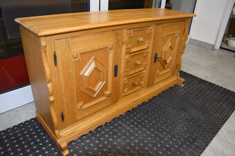 komoda z drewna dębowego - jak nowa - 2