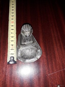 Mosiężna popielniczki faraon - 2