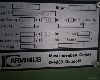 Szlifierka do krawędzi ARMINIUS SP 15 z powrotem LIGMATECH Z - 2
