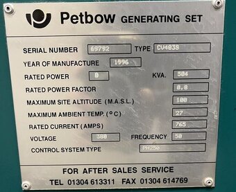 Generator PETBOW CV403S - 2