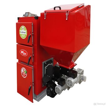 Kotły Kocioł C.O. PELLETOWY Piec 30kW Pellet - 2
