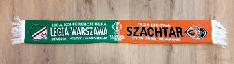 szalik "Szachtar" Donieck - "Legia" Warszawa 2025/26 - 2
