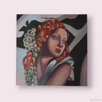 Sprzedam obraz Tamara Łempicka- Kobieta z  winogronami - 2