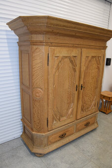 bieliźniarka z drewna dębowego - jak nowa - 2