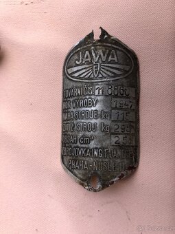 Jawa 250 Pérák FJ 1947 –  silnik po remoncie kapitalnym - 2