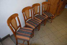 krzesła sosnowe cztery sztuki - 2