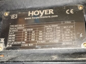 Silnik elektryczny 30kw , B3 , 1480obr. kołnierzowy NOWY - 2