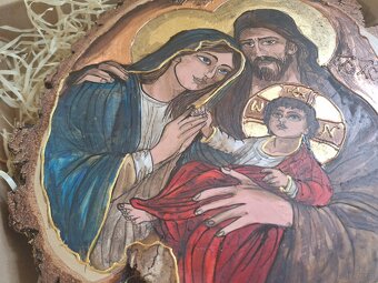 Obraz malowany ręcznie na drewnie - 2