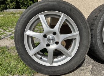 Komplet kół letnich Bridgestone + felgi aluminiowe Dezent 16 - 2
