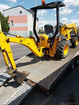 JCB mini CX+ przyczepa - 2
