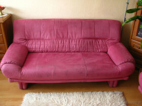 Komplet wypoczynkowy: kanapa i fotel KLER Scarlet 3 +1 - 2