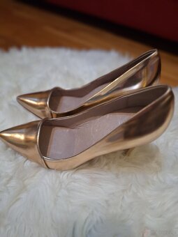 Szpilki Next białe złoto - 2