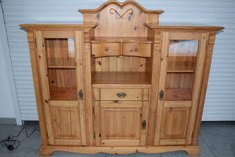 kredens z drewna sosnowego - jak nowy - 2