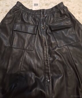 Spódnica z koła ekologiczna skóra. - 2