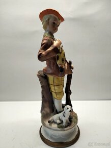 Figurka porcelana Myśliwy polowanie - Tanio - 2