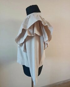 Beżowa bluza damska Zara M 38 100% bawełna - 2