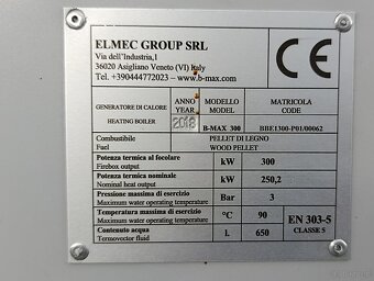 Kocioł na pellet B-MAX 300” - 2