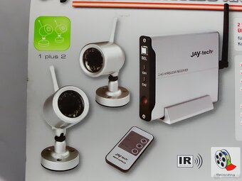 Bezprzewodowy zestaw kamer JAY-tech Wireless Kit IR-812R - 2