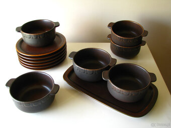 Kamionkowe miseczki z uszkami talerzyki i patera – tacka, na - 2