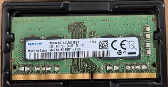 Pamięć RAM Samsung 8GB DDR4 2400MHz SO-DIMM M471A1K43BB1-CRC - 2