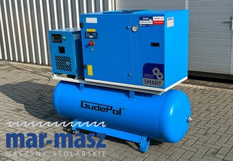 Sprężarka śrubowa GUDEPOL typ SMART-3G 11/10 zbiornik 500l - 2