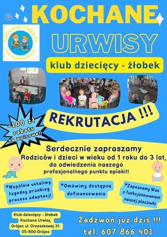 ŻŁOBEK – KLUB DZIECIĘCY KOCHANE URWISY opieka nad dziećmi - 2