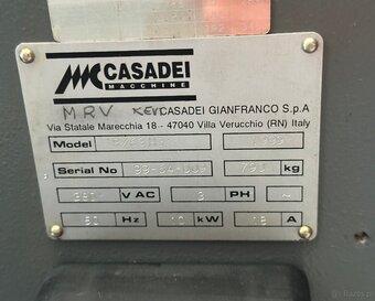 Grubościówka CASADEI R63 H3 – szerokość 630 mm, 4 noże trady - 2