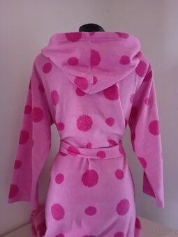 Długi ciepły polarowy szlafrok - 2