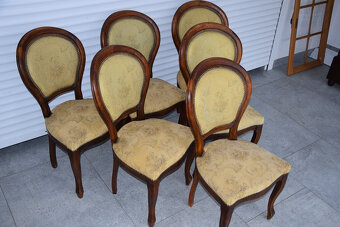 krzesła medaliony 6 sztuk - super stan - 2