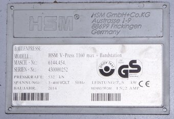 Prasa belownica kompaktor HSM V-Press 1160 max + Bandstation - 2