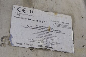 Bariery autostradowe, betonowe - Delta Bloc DB 80 - 2