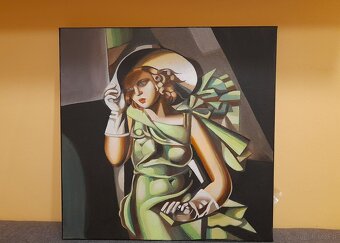 Sprzedam obraz Tamara Łempicka- Kobieta w kapeluszu 40 na 40 - 2