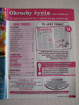 Magazyn Okruchy życia  nr 6 (56) z 2015 r. Historie prosto z - 2