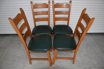 krzesła dębowe 4 sztuki - jak nowe - 2